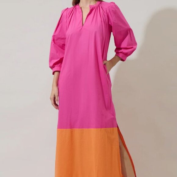 Sugarlips, Mayfield Bay Color Block Maxi Dress, Size Small, NWOT - Picture 4 of 4